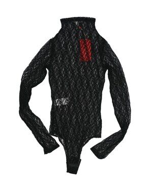 God Save Queens Alizee Bodysuit in Black